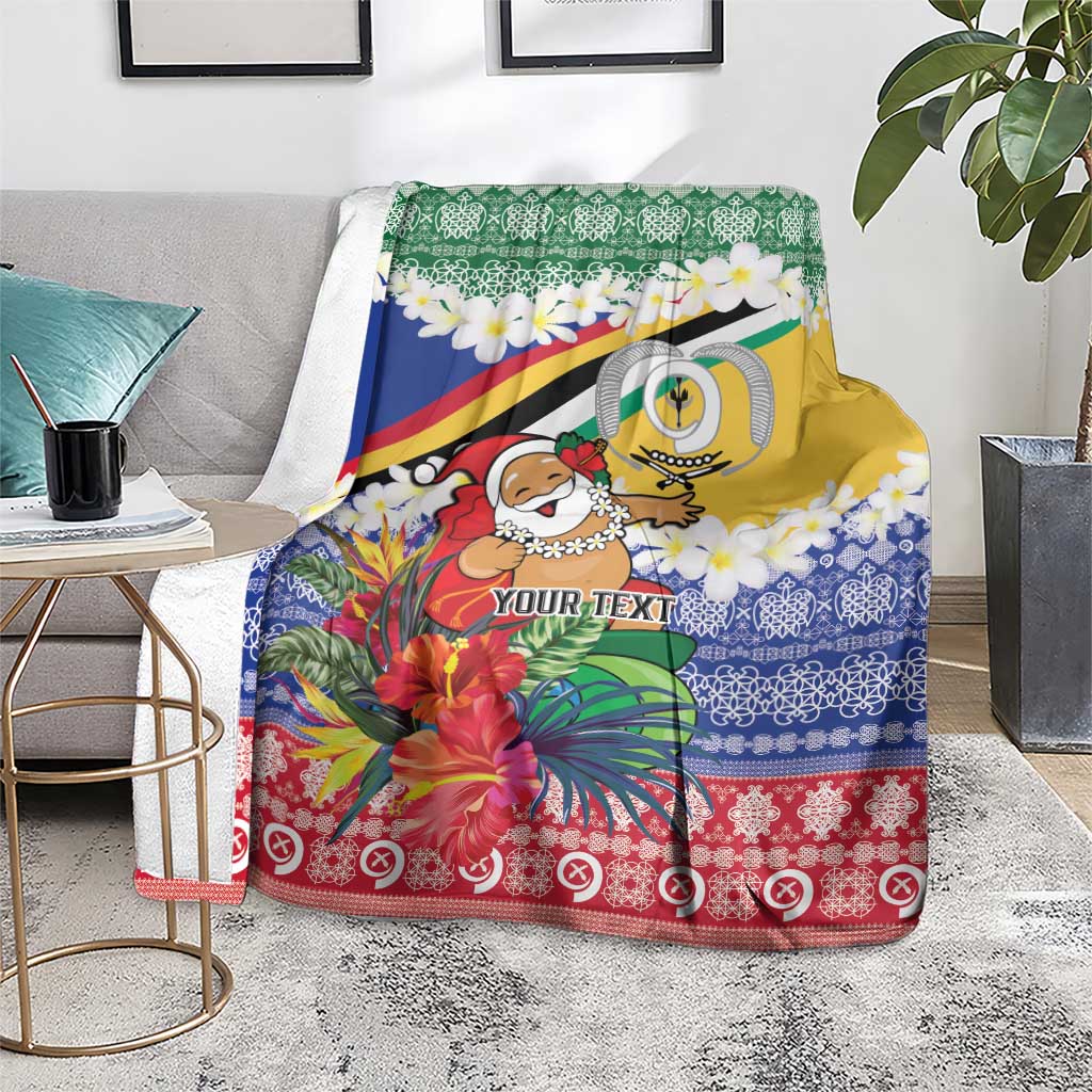 Personalised Torba Joyeux Noel Blanket Proud To Be a Ni-Van Sand Drawing Art - Polynesian Pride
