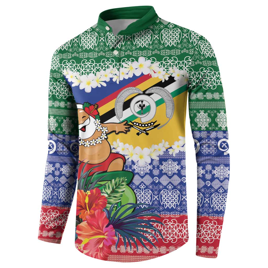 Personalised Torba Joyeux Noel Button Sweatshirt Proud To Be a Ni-Van Sand Drawing Art LT9 - Polynesian Pride