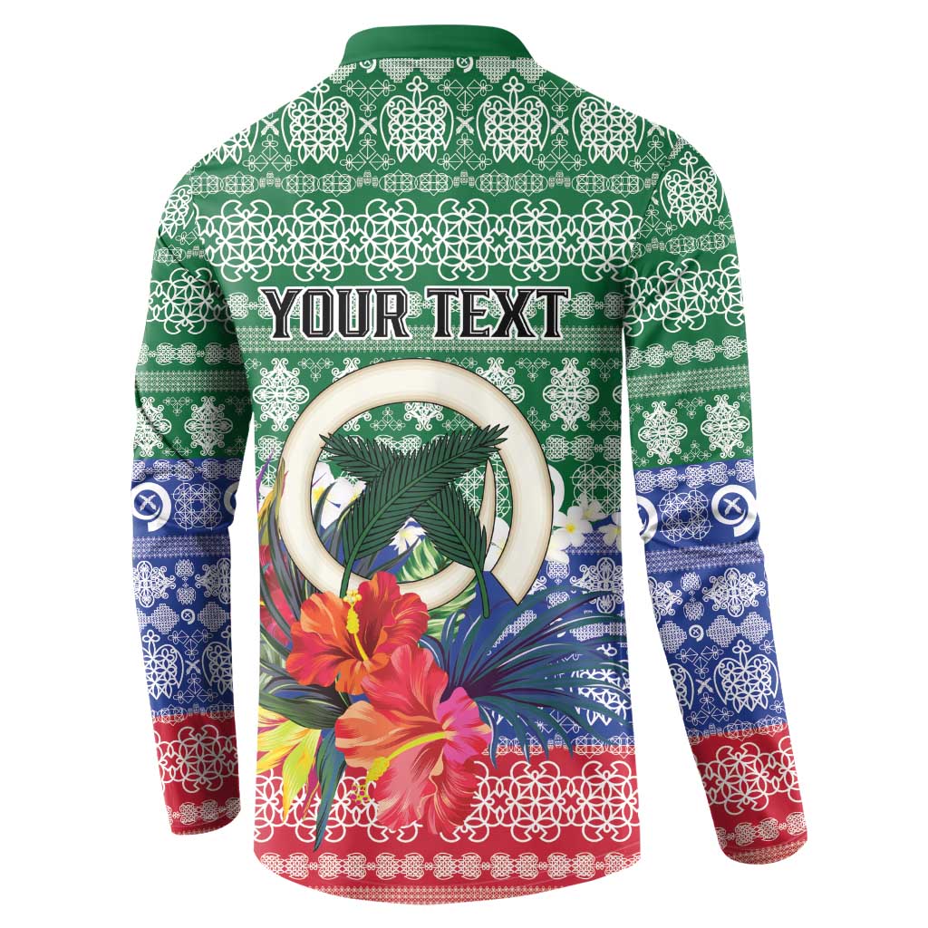 Personalised Torba Joyeux Noel Button Sweatshirt Proud To Be a Ni-Van Sand Drawing Art LT9 - Polynesian Pride