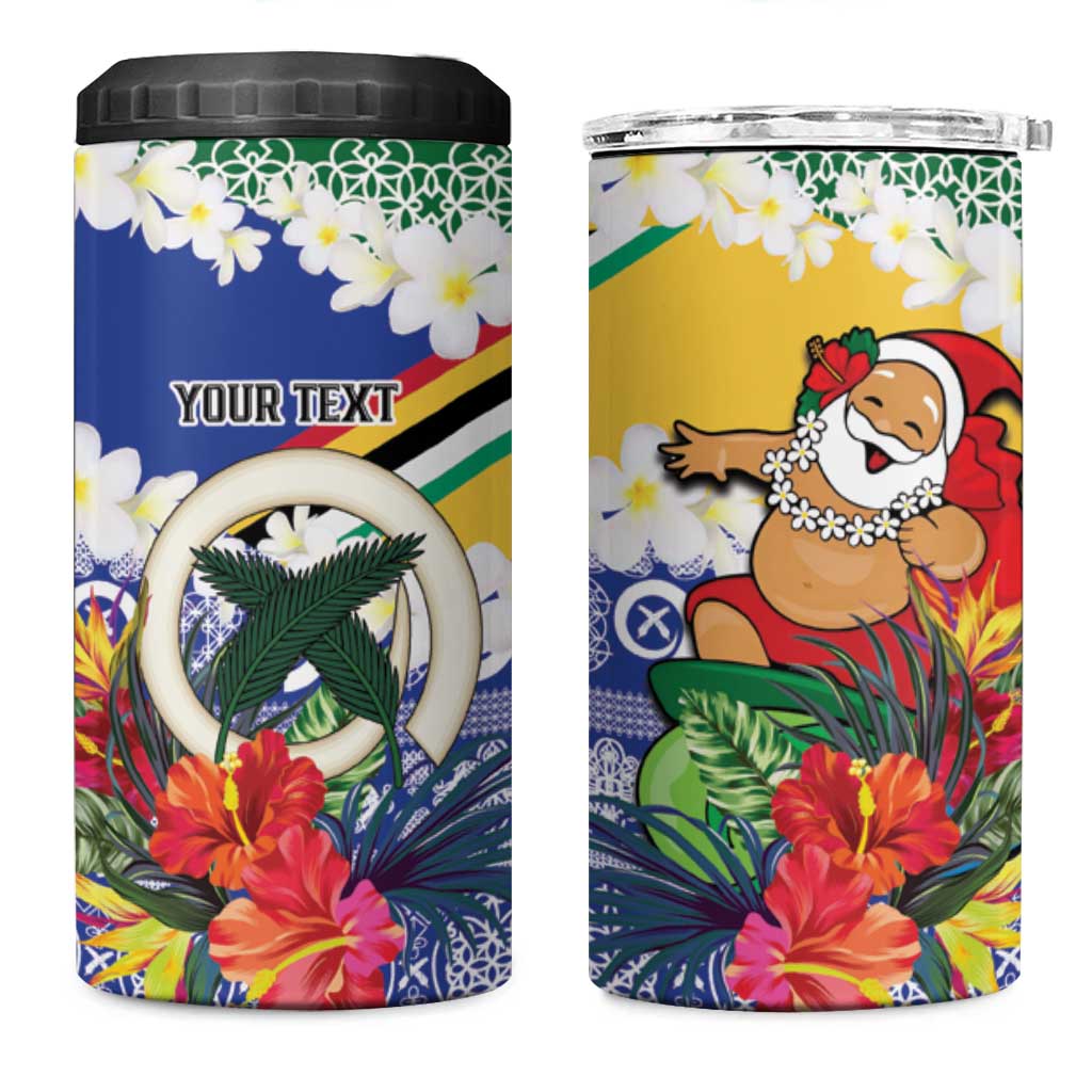 Personalised Torba Joyeux Noel 4 in 1 Can Cooler Tumbler Proud To Be a Ni-Van Sand Drawing Art LT9 One Size: 16 oz Green - Polynesian Pride