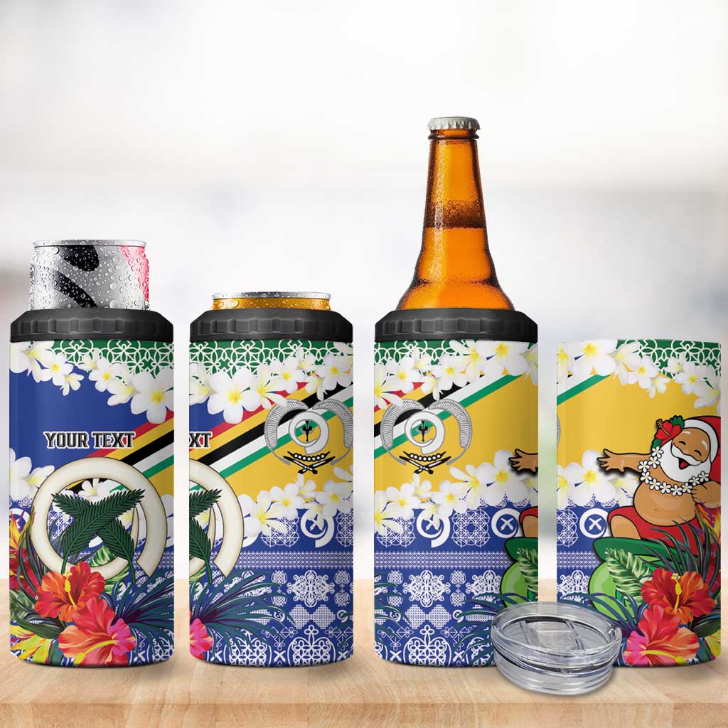 Personalised Torba Joyeux Noel 4 in 1 Can Cooler Tumbler Proud To Be a Ni-Van Sand Drawing Art LT9 - Polynesian Pride