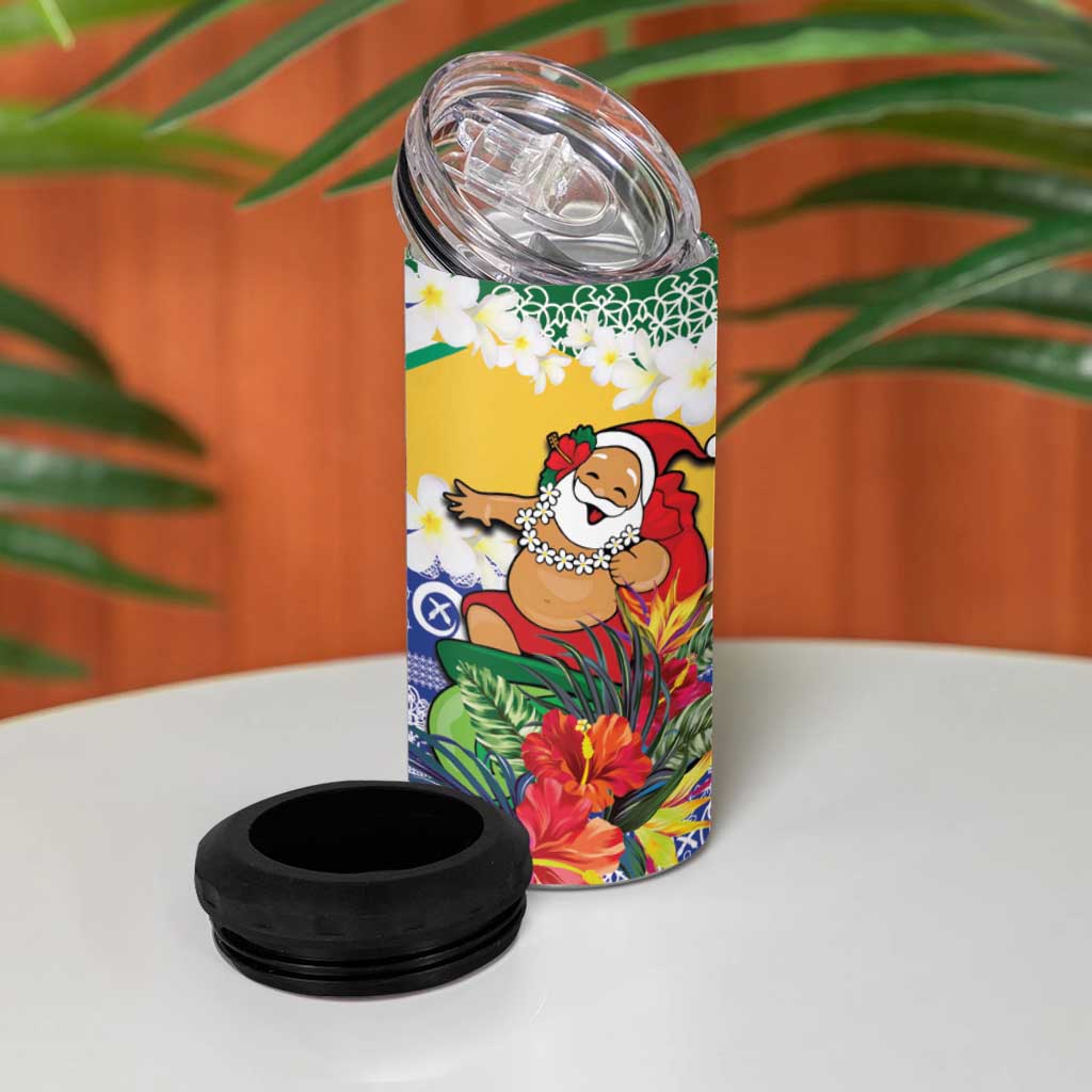 Personalised Torba Joyeux Noel 4 in 1 Can Cooler Tumbler Proud To Be a Ni-Van Sand Drawing Art LT9 - Polynesian Pride