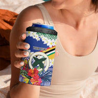 Personalised Torba Joyeux Noel 4 in 1 Can Cooler Tumbler Proud To Be a Ni-Van Sand Drawing Art LT9 - Polynesian Pride