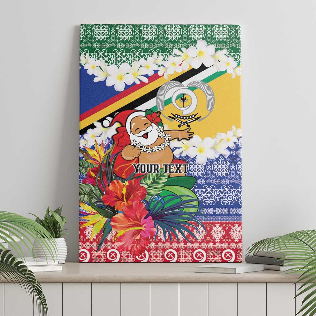 Personalised Torba Joyeux Noel Canvas Wall Art Proud To Be a Ni-Van Sand Drawing Art LT9 - Polynesian Pride
