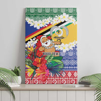 Personalised Torba Joyeux Noel Canvas Wall Art Proud To Be a Ni-Van Sand Drawing Art LT9 - Polynesian Pride