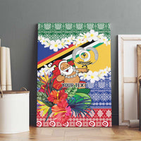 Personalised Torba Joyeux Noel Canvas Wall Art Proud To Be a Ni-Van Sand Drawing Art LT9 - Polynesian Pride