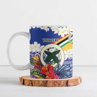 Personalised Torba Joyeux Noel Ceramic Mug Proud To Be a Ni-Van Sand Drawing Art LT9 Green - Polynesian Pride