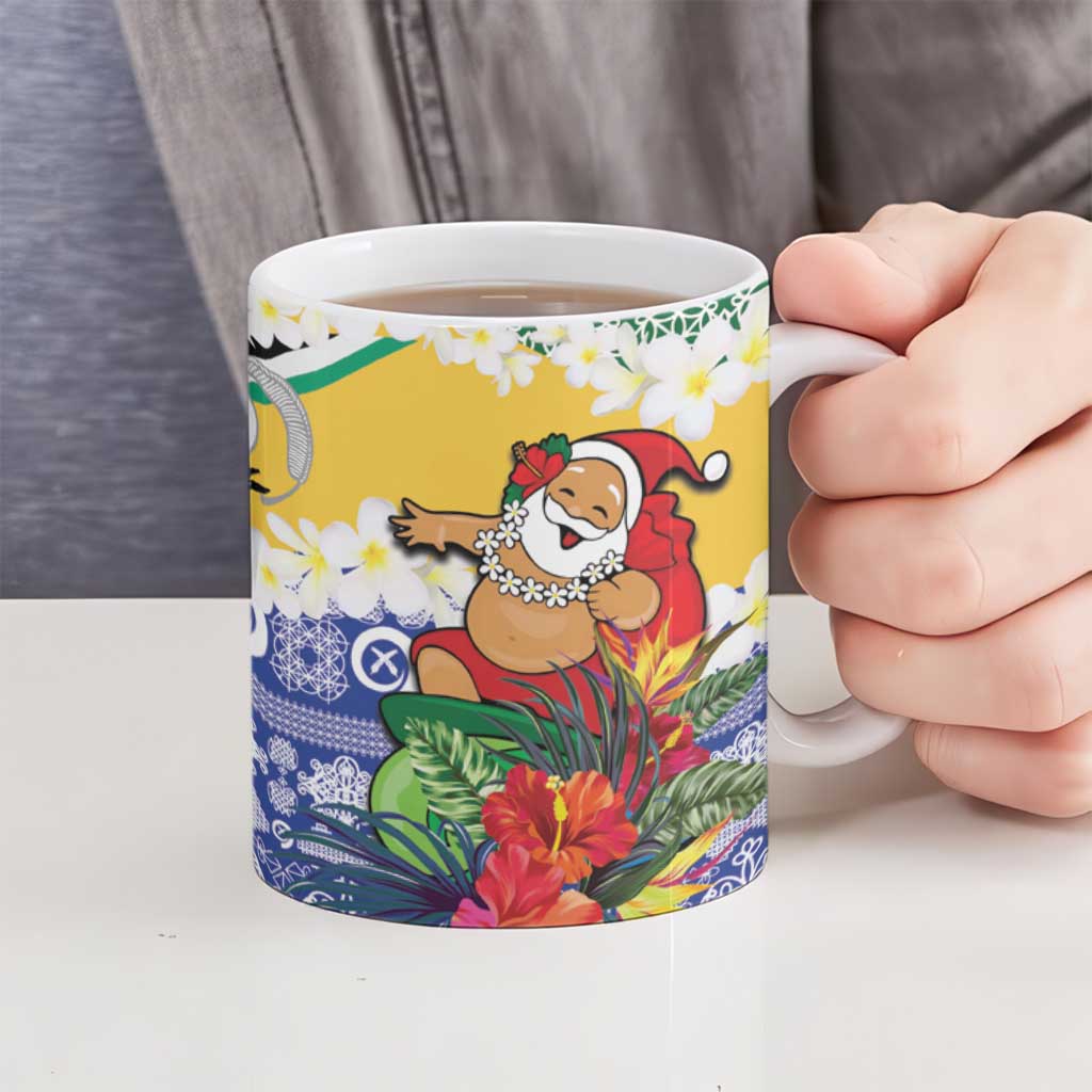 Personalised Torba Joyeux Noel Ceramic Mug Proud To Be a Ni-Van Sand Drawing Art LT9 - Polynesian Pride