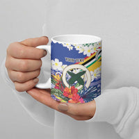 Personalised Torba Joyeux Noel Ceramic Mug Proud To Be a Ni-Van Sand Drawing Art LT9 - Polynesian Pride