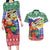 Personalised Torba Joyeux Noel Couples Matching Long Sleeve Bodycon Dress and Hawaiian Shirt Proud To Be a Ni-Van Sand Drawing Art - Polynesian Pride