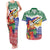 Personalised Torba Joyeux Noel Couples Matching Tank Maxi Dress and Hawaiian Shirt Proud To Be a Ni-Van Sand Drawing Art - Polynesian Pride
