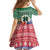 Personalised Torba Joyeux Noel Family Matching Off The Shoulder Long Sleeve Dress and Hawaiian Shirt Proud To Be a Ni-Van Sand Drawing Art - Polynesian Pride
