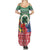 Personalised Torba Joyeux Noel Family Matching Summer Maxi Dress and Hawaiian Shirt Proud To Be a Ni-Van Sand Drawing Art - Polynesian Pride