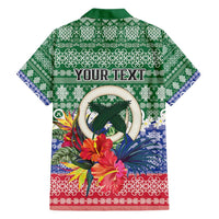 Personalised Torba Joyeux Noel Family Matching Tank Maxi Dress and Hawaiian Shirt Proud To Be a Ni-Van Sand Drawing Art - Polynesian Pride