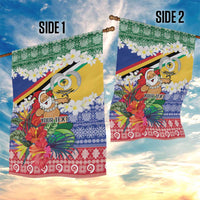 Personalised Torba Joyeux Noel Garden Flag Proud To Be a Ni-Van Sand Drawing Art - Polynesian Pride