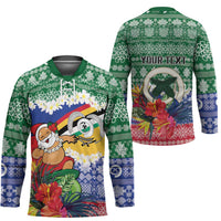 Personalised Torba Joyeux Noel Hockey Jersey Proud To Be a Ni-Van Sand Drawing Art LT9 - Polynesian Pride