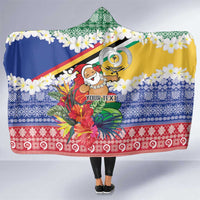 Personalised Torba Joyeux Noel Hooded Blanket Proud To Be a Ni-Van Sand Drawing Art - Polynesian Pride