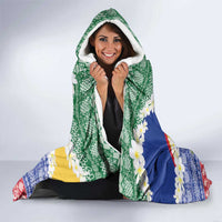 Personalised Torba Joyeux Noel Hooded Blanket Proud To Be a Ni-Van Sand Drawing Art - Polynesian Pride
