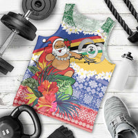 Personalised Torba Joyeux Noel Men Tank Top Proud To Be a Ni-Van Sand Drawing Art - Polynesian Pride