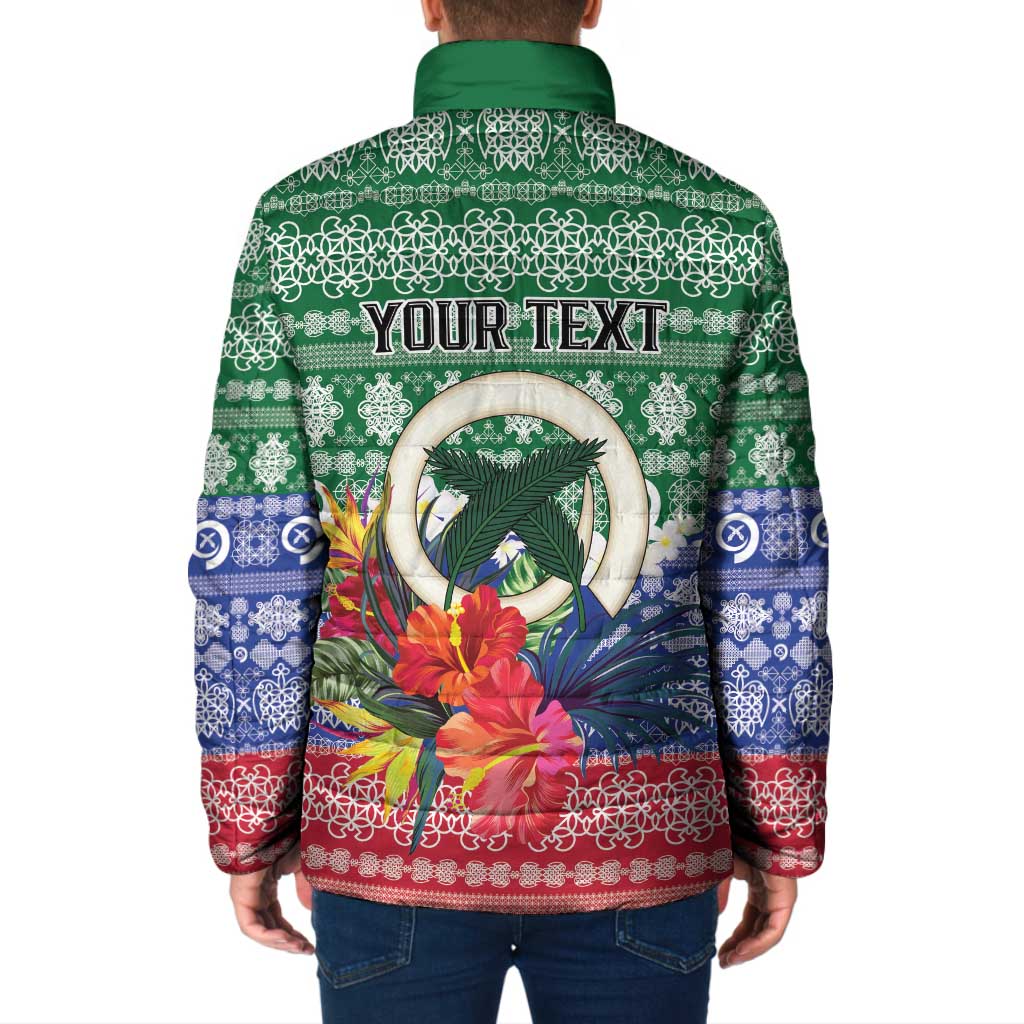 Personalised Torba Joyeux Noel Padded Jacket Proud To Be a Ni-Van Sand Drawing Art LT9 - Polynesian Pride