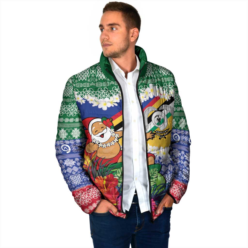 Personalised Torba Joyeux Noel Padded Jacket Proud To Be a Ni-Van Sand Drawing Art LT9 - Polynesian Pride
