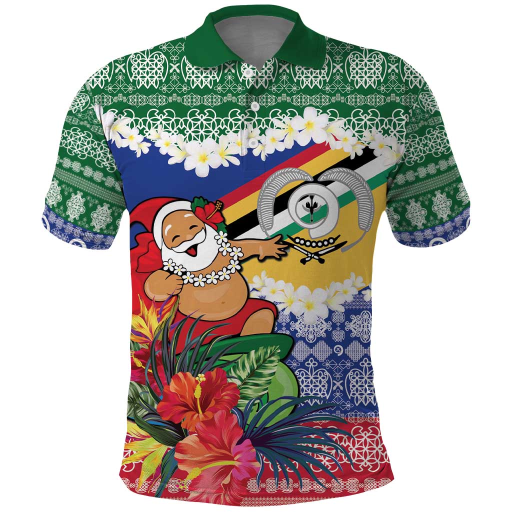 Personalised Torba Joyeux Noel Polo Shirt Proud To Be a Ni-Van Sand Drawing Art - Polynesian Pride