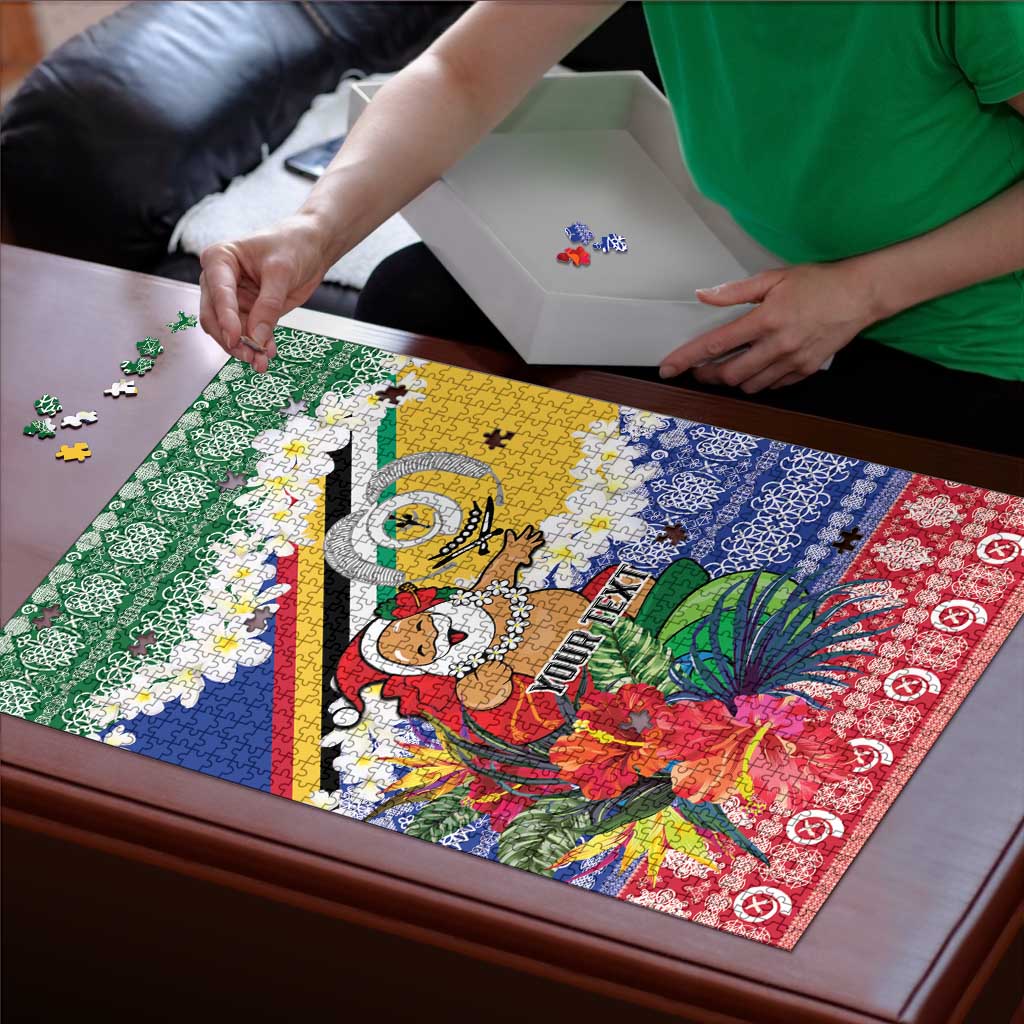 Personalised Torba Joyeux Noel Puzzle Proud To Be a Ni-Van Sand Drawing Art LT9 - Polynesian Pride