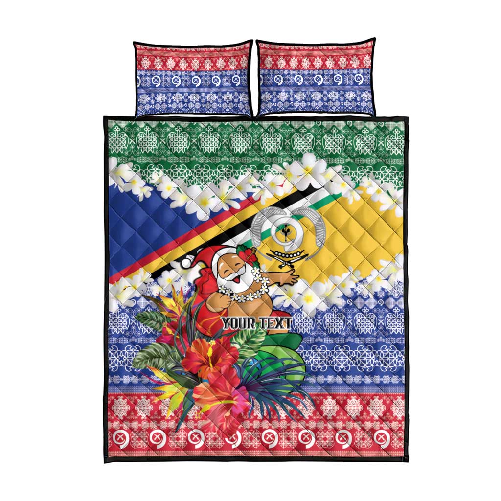 Personalised Torba Joyeux Noel Quilt Bed Set Proud To Be a Ni-Van Sand Drawing Art - Polynesian Pride