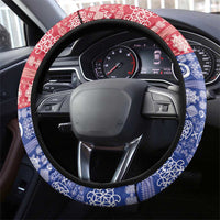 Torba Joyeux Noel Steering Wheel Cover Proud To Be a Ni-Van Sand Drawing Art LT9 - Polynesian Pride