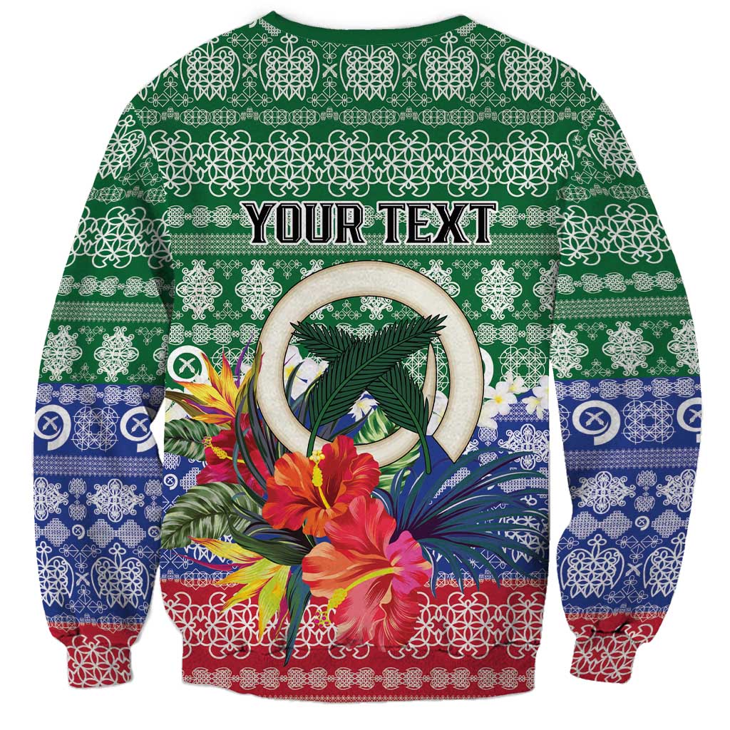 Personalised Torba Joyeux Noel Sweatshirt Proud To Be a Ni-Van Sand Drawing Art LT9 - Polynesian Pride