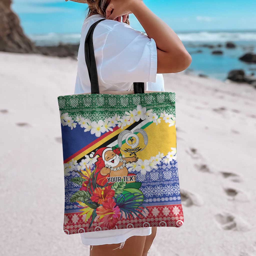 Personalised Torba Joyeux Noel Tote Bag Proud To Be a Ni-Van Sand Drawing Art - Polynesian Pride