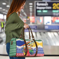 Personalised Torba Joyeux Noel Travel Bag Proud To Be a Ni-Van Sand Drawing Art - Polynesian Pride