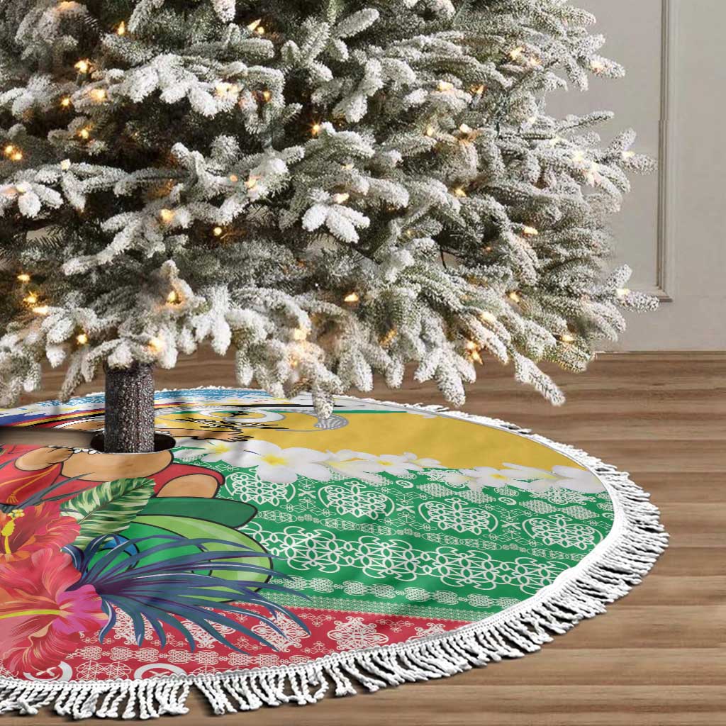 Torba Joyeux Noel Tree Skirt Proud To Be a Ni-Van Sand Drawing Art LT9 - Polynesian Pride
