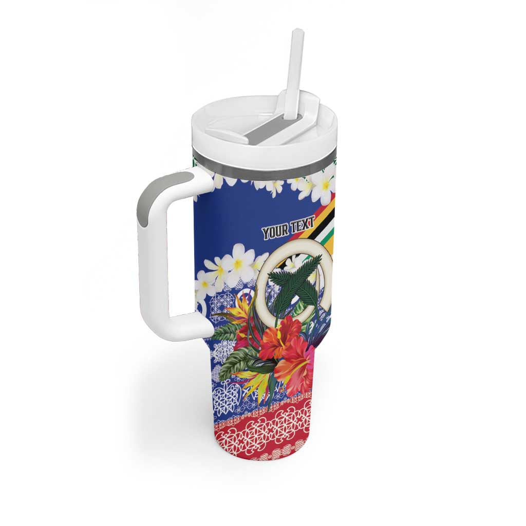 Personalised Torba Joyeux Noel Tumbler With Handle Proud To Be a Ni-Van Sand Drawing Art - Polynesian Pride