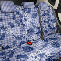 Mokihana Maile Ilima Leis Paniolo Palaka Back Car Seat Cover Hawaiian Polu Spirit - Polynesian Pride