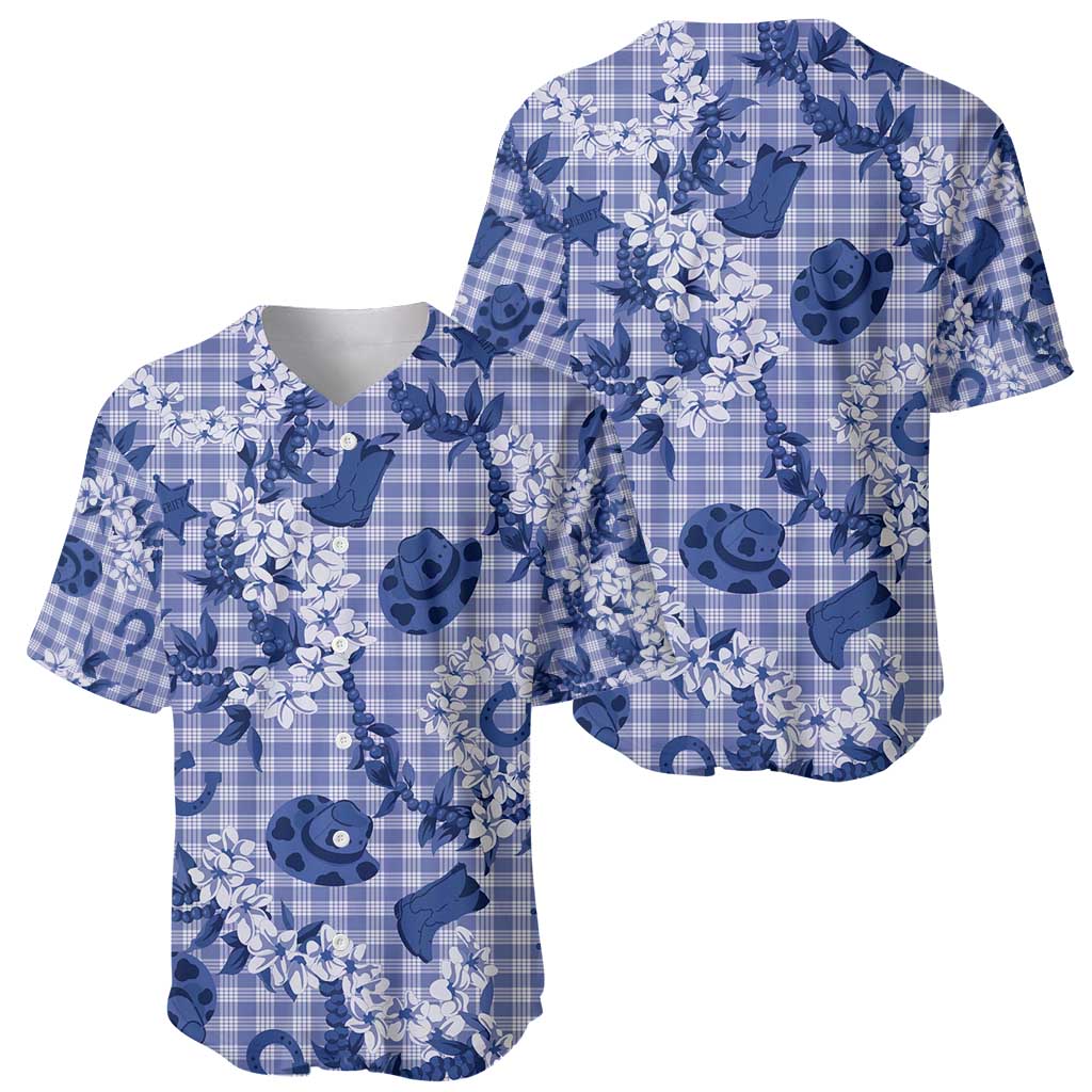 Mokihana Maile Ilima Leis Paniolo Palaka Baseball Jersey Hawaiian Polu Spirit - Polynesian Pride