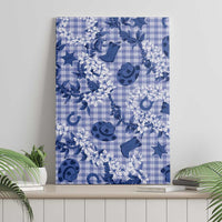 Mokihana Maile Ilima Leis Paniolo Palaka Canvas Wall Art Hawaiian Polu Spirit - Polynesian Pride