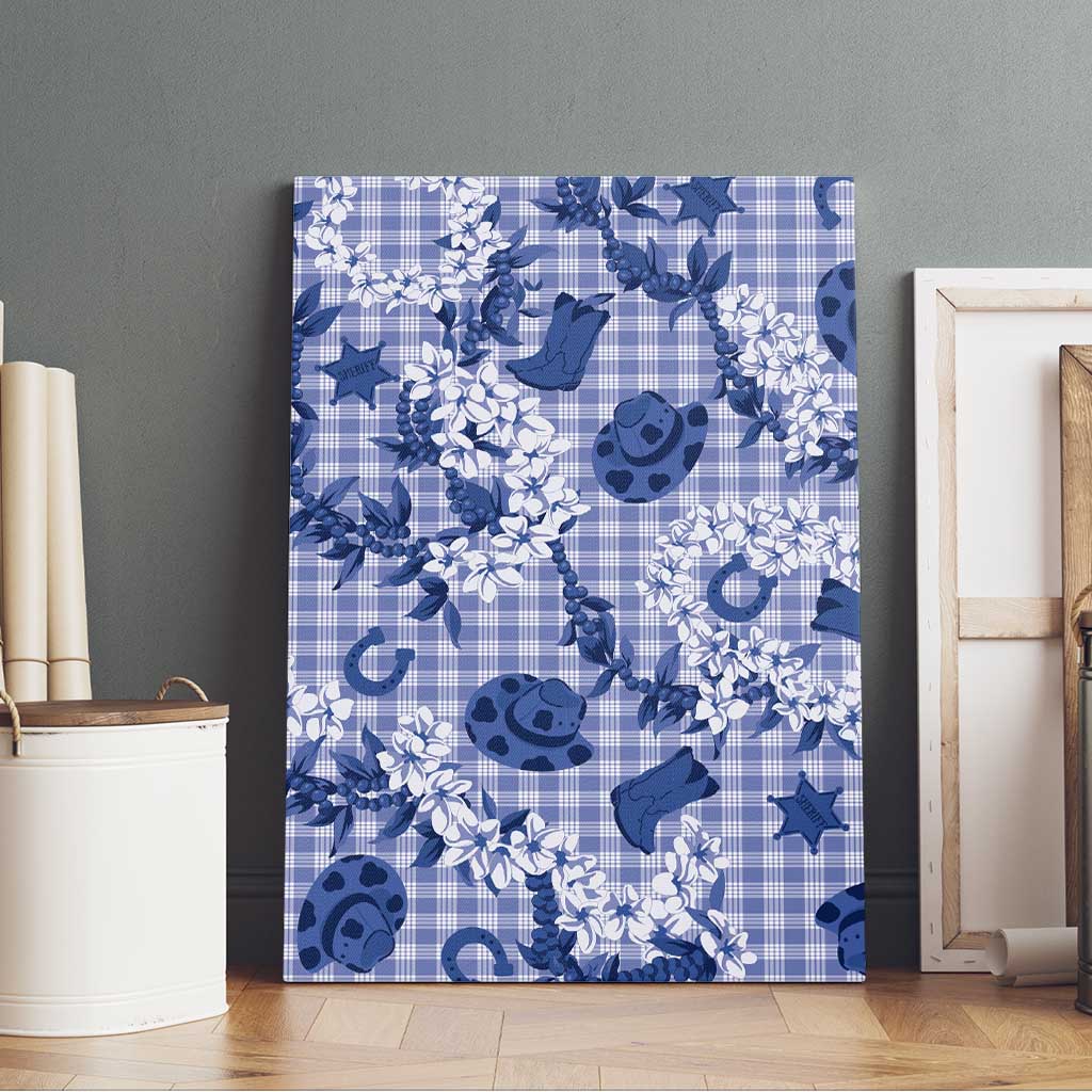 Mokihana Maile Ilima Leis Paniolo Palaka Canvas Wall Art Hawaiian Polu Spirit - Polynesian Pride