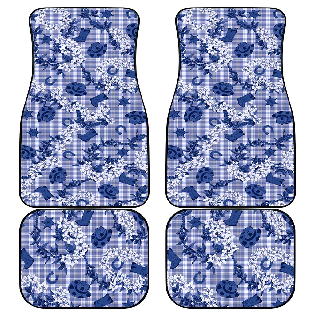Mokihana Maile Ilima Leis Paniolo Palaka Car Mats Hawaiian Polu Spirit - Polynesian Pride