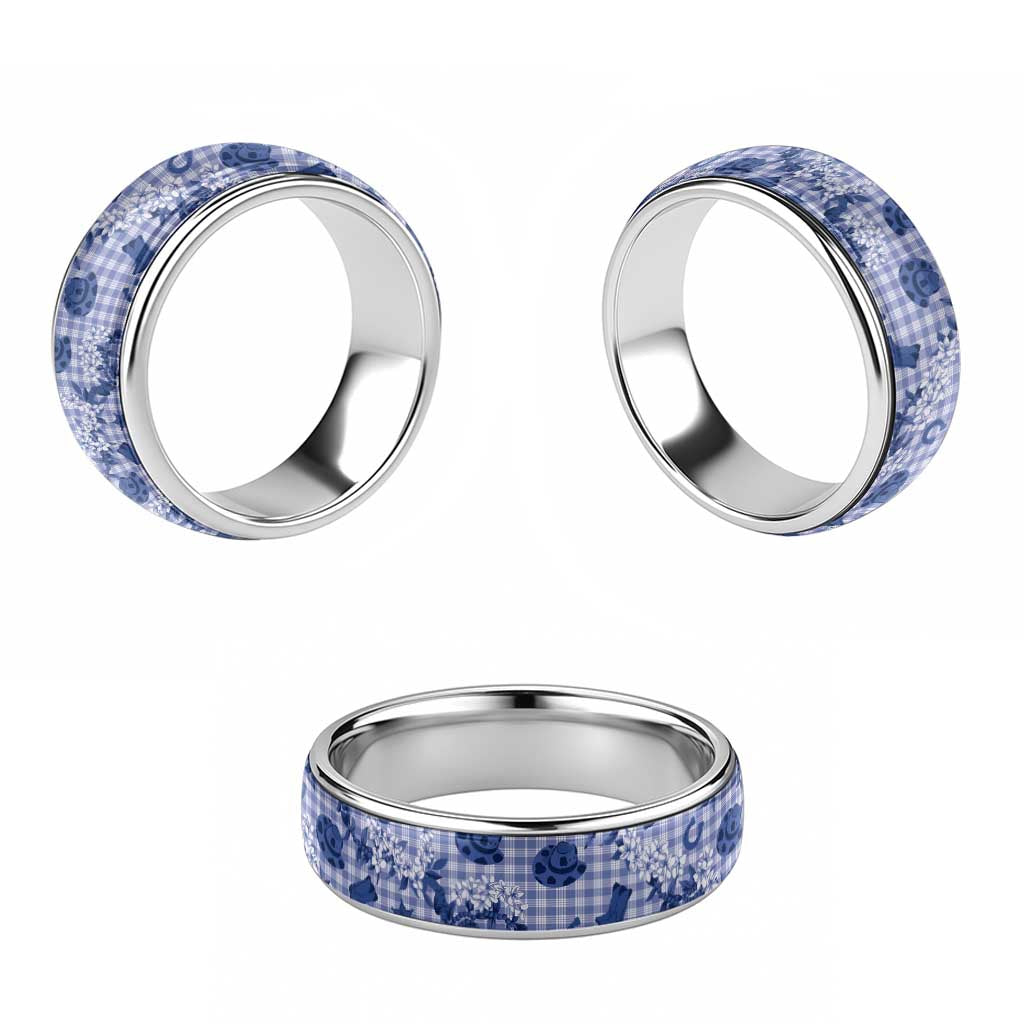 Mokihana Maile Ilima Leis Paniolo Palaka Classic Ring Hawaiian Polu Spirit LT9 - Polynesian Pride