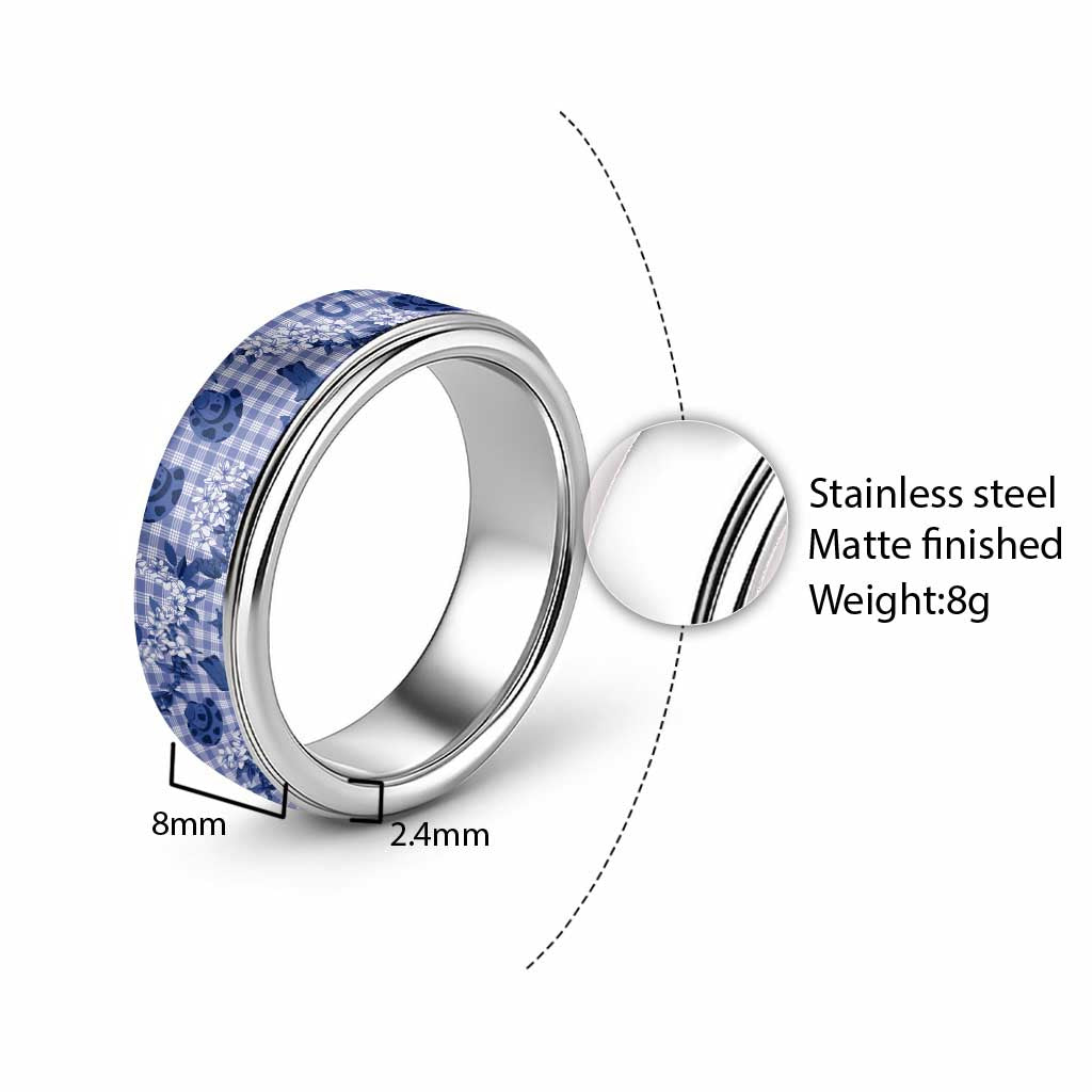 Mokihana Maile Ilima Leis Paniolo Palaka Classic Ring Hawaiian Polu Spirit LT9 - Polynesian Pride
