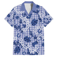 Mokihana Maile Ilima Leis Paniolo Palaka Family Matching Puletasi and Hawaiian Shirt Hawaiian Polu Spirit - Polynesian Pride