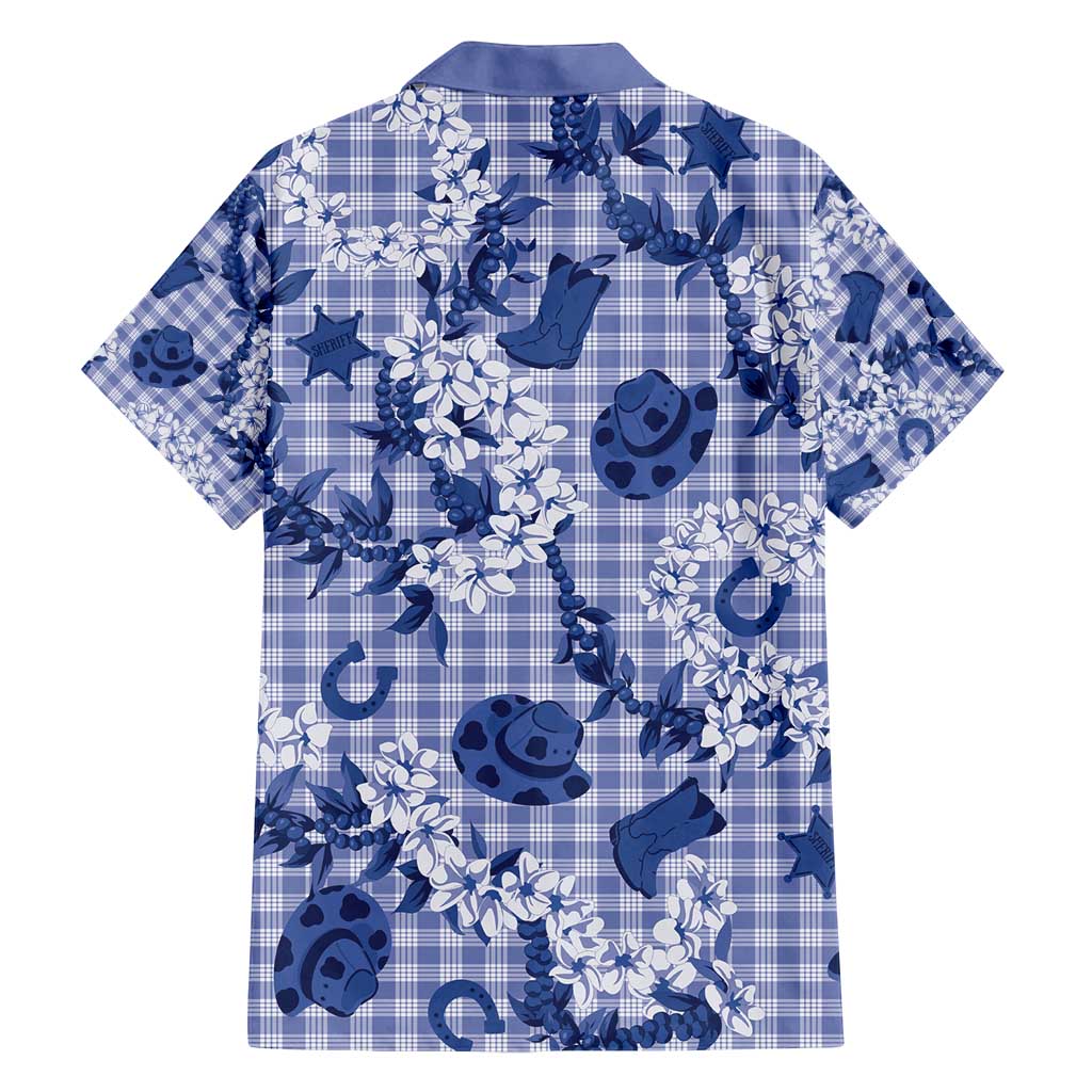 Mokihana Maile Ilima Leis Paniolo Palaka Family Matching Puletasi and Hawaiian Shirt Hawaiian Polu Spirit - Polynesian Pride