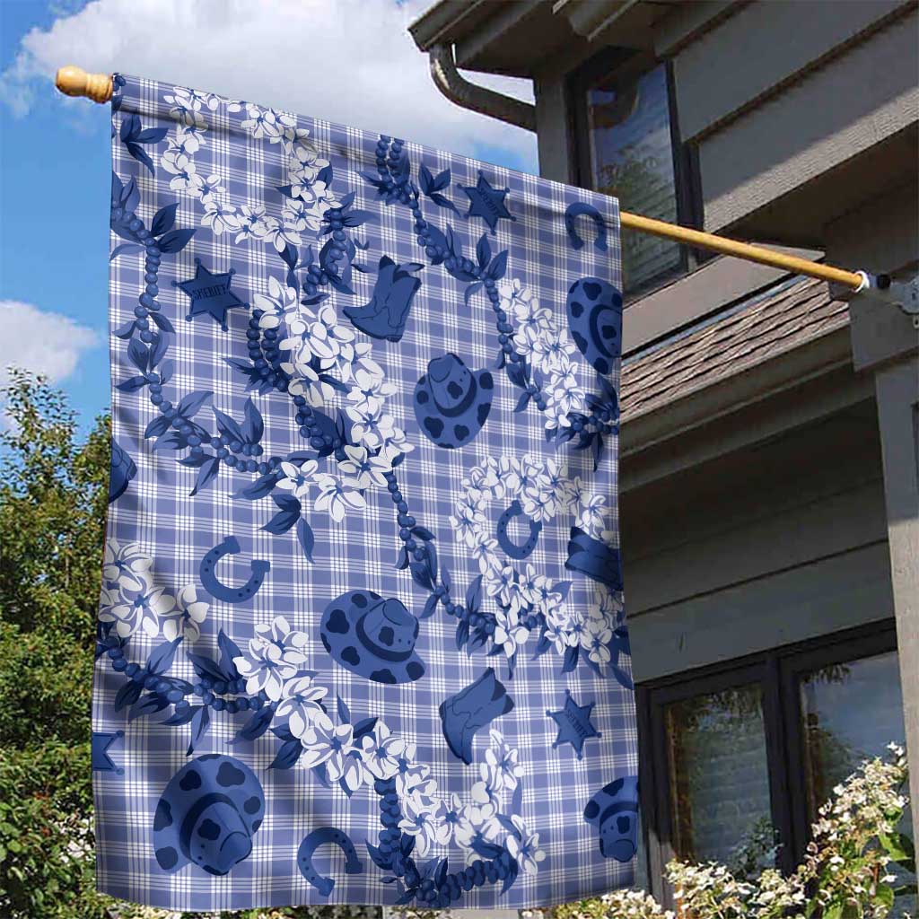 Mokihana Maile Ilima Leis Paniolo Palaka Garden Flag Hawaiian Polu Spirit - Polynesian Pride