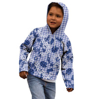 Mokihana Maile Ilima Leis Paniolo Palaka Kid Hoodie Hawaiian Polu Spirit - Polynesian Pride
