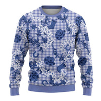 Mokihana Maile Ilima Leis Paniolo Palaka Ugly Christmas Sweater Hawaiian Polu Spirit - Polynesian Pride