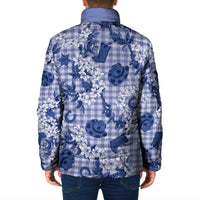 Mokihana Maile Ilima Leis Paniolo Palaka Padded Jacket Hawaiian Polu Spirit LT9 - Polynesian Pride