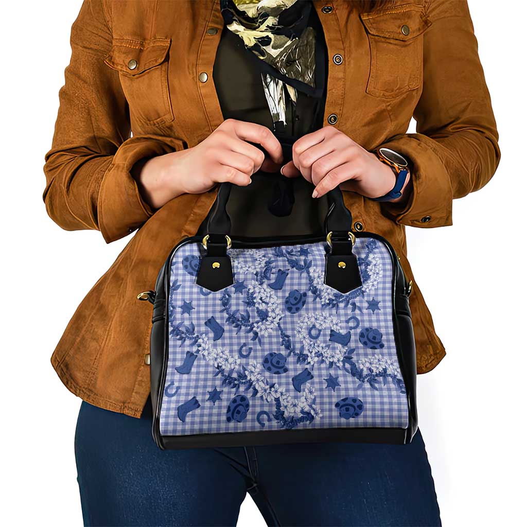 Mokihana Maile Ilima Leis Paniolo Palaka Shoulder Handbag Hawaiian Polu Spirit LT9 - Polynesian Pride