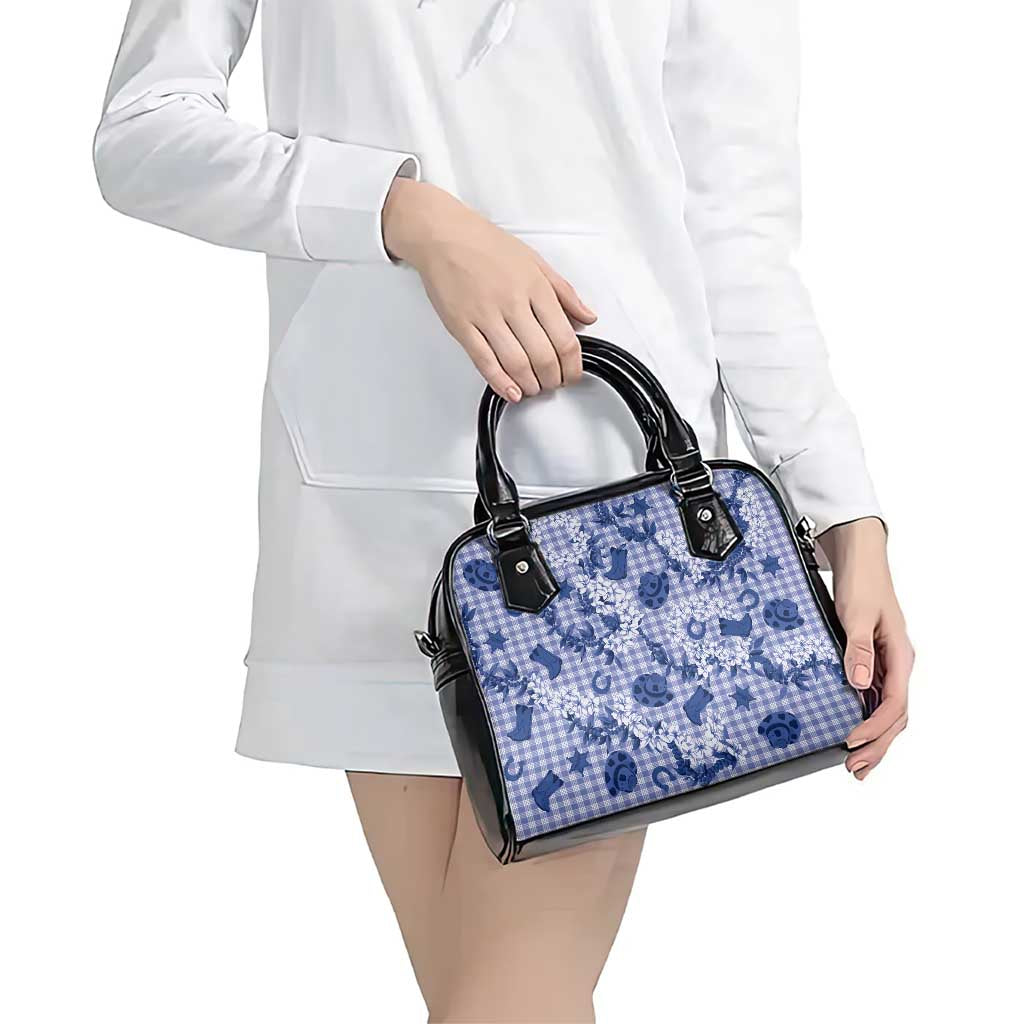 Mokihana Maile Ilima Leis Paniolo Palaka Shoulder Handbag Hawaiian Polu Spirit LT9 - Polynesian Pride