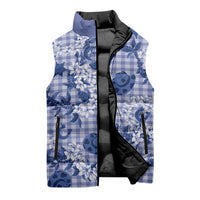 Mokihana Maile Ilima Leis Paniolo Palaka Sleeveless Puffer Jacket Hawaiian Polu Spirit LT9 - Polynesian Pride